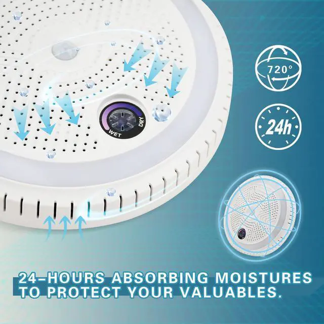 Alt view image 5 of 7 - MAXSafes 2-in-1 Renewable Dehumidifier with Motion Sensor LED Light, Perfect For Gun Safe, Gun Cabinet and other enclosed areas, ETL Approved
