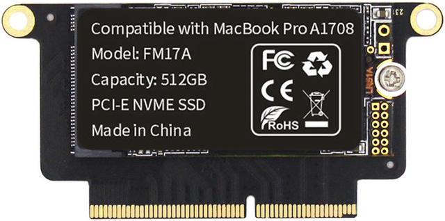 syv reductor for meget FLEANE FM17A 512GB PCIE 3.0x4 NVME 3D NAND TLC Flash SSD for MacBook Pro  Retina A1708 (2016-2017) Included DIY Tools (512GB) Server Accessories -  Newegg.com