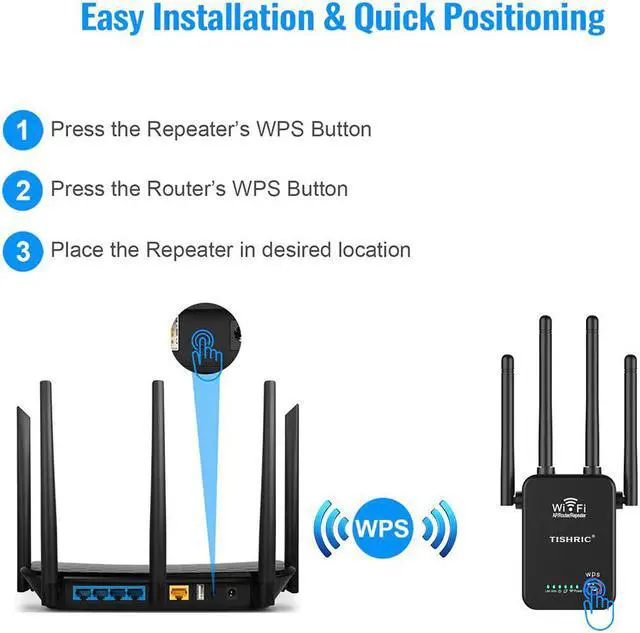 Alt view image 2 of 4 - Wifi Router Long Range Wifi Repeater Access Point Wireless Repeater Wi-fi Router Wifi Signal Amplifier Booster Wi Fi Extender