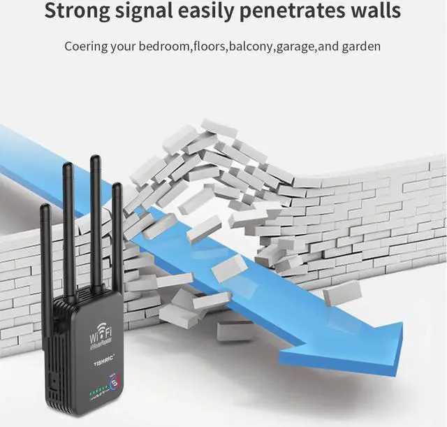 Alt view image 4 of 4 - Wifi Router Long Range Wifi Repeater Access Point Wireless Repeater Wi-fi Router Wifi Signal Amplifier Booster Wi Fi Extender