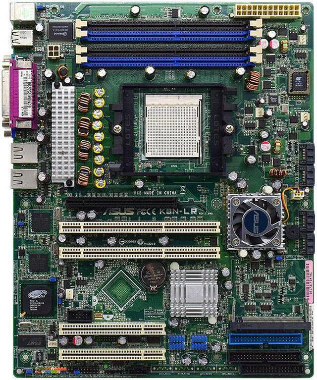 Alt view image 2 of 5 - ASUS K8N-LR Socket 939 NVIDIA nForce4 SLI Server Motherboard DDR PCI-E X16 Slot Support AMD Athlon (up to 2.4GHz) Micro ATX