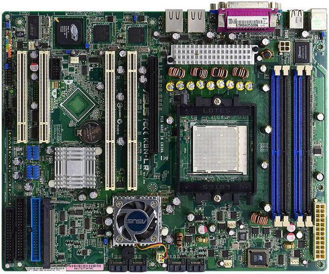 Alt view image 3 of 5 - ASUS K8N-LR Socket 939 NVIDIA nForce4 SLI Server Motherboard DDR PCI-E X16 Slot Support AMD Athlon (up to 2.4GHz) Micro ATX