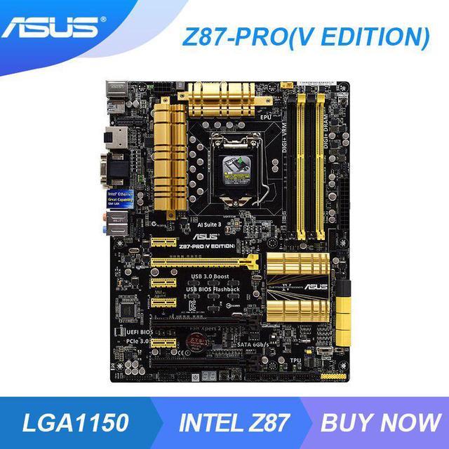 Used - Like New: ASUS Z87-PRO (V EDITION) LGA 1150 Intel Z87