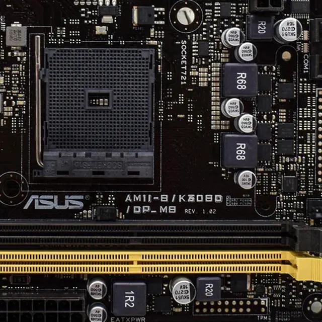 Alt view image 3 of 7 - ASUS AM1I-B/K30BD/DP_MB Motherboard Set Mother board DDR3 AM1 AMD A320 PCI-E 3.0 SATA2 USB2.0 With AMD x4 5150 Mini ITX 17*17CM