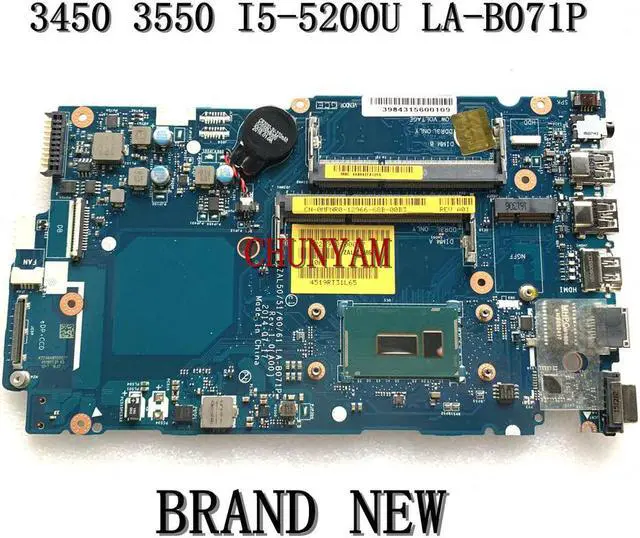 Main image of I5-5200U FOR DELL Dell Latitude 3450 3550 laptop motherboard LA-B071P CN-0MPNR0 MPNR0 mainboard 100% Tested