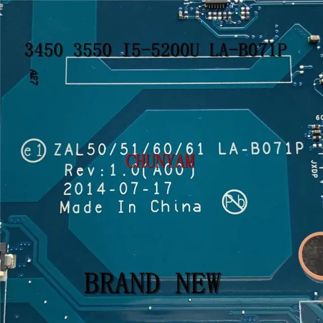 Alt view image 4 of 4 - I5-5200U FOR DELL Dell Latitude 3450 3550 laptop motherboard LA-B071P CN-0MPNR0 MPNR0 mainboard 100% Tested