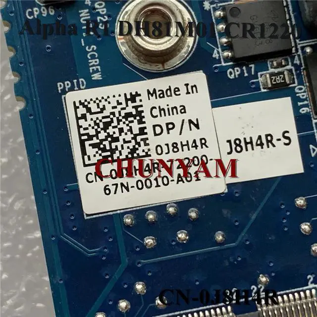 Alt view image 2 of 4 - For Dell Alienware Alpha R1 LGA1150 Motherboard DH81M01 CR1220 CN-0J8H4R J8H4R Mainboard 100%tested