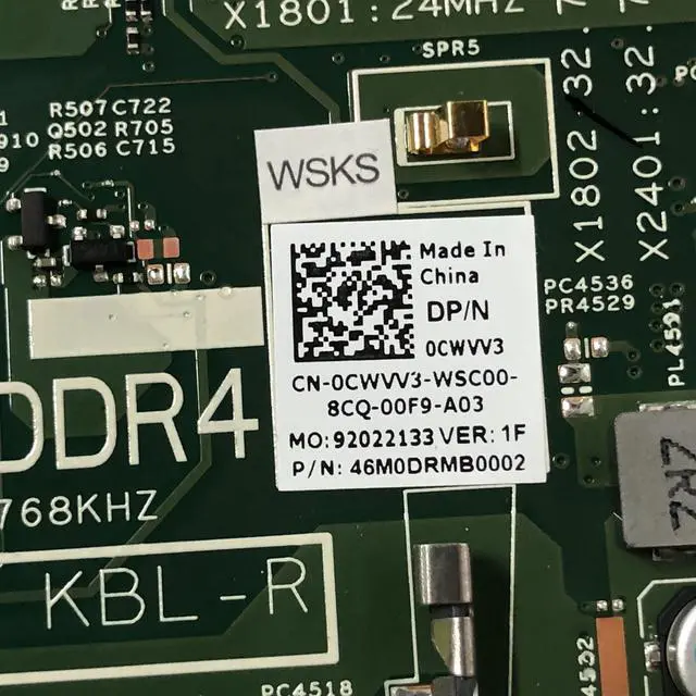 Alt view image 4 of 4 - 17841-1 i5-8250U FOR Dell INSPIRON 14 3476 / 15 3576 Laptop Notebook Motherboard CN-0CWVV3 CWVV3 Mainboard 100% tested