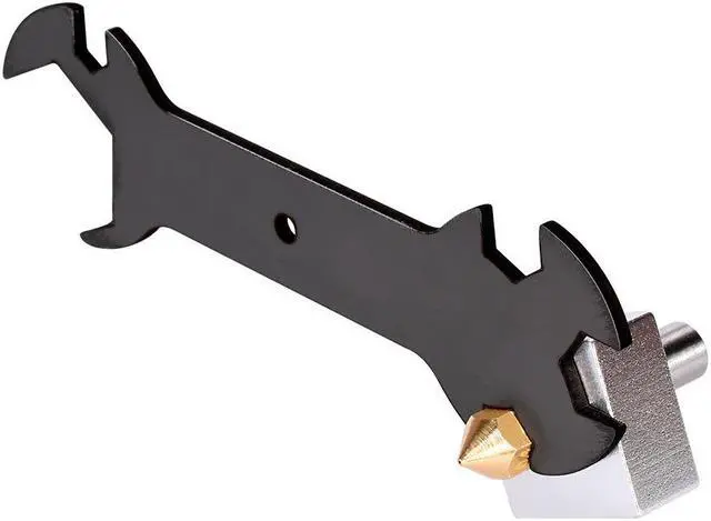 Alt view image 2 of 3 - 3D Nozzle Wrench 5 IN 1 Wrench Stay 5.7mm to 20.2mm Steel Spanner Wrench Flat 3D Printer Parts For MK8 MK10 V6 Nozzle Heat Block