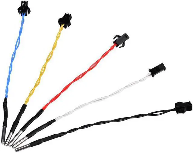 Alt view image 3 of 3 - 3D Printer Parts HT-NTC100K Ohm Thermistor 1M/2M High Temperature NTC 3950 100K Sensor for Filament V6 Heat Block Hotend