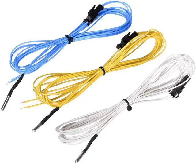 Main image of 3D Printer Parts HT-NTC100K Ohm Thermistor 1M/2M High Temperature NTC 3950 100K Sensor for Filament V6 Heat Block Hotend