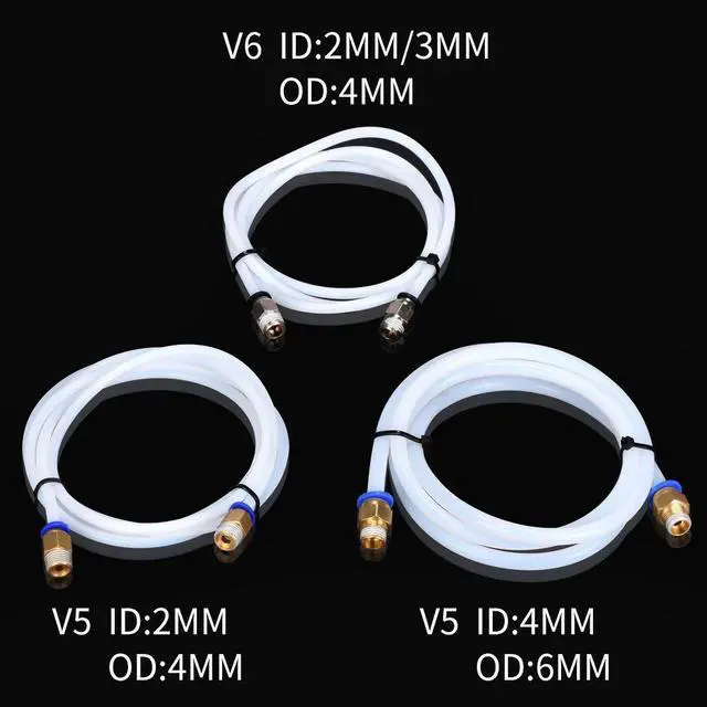 Main image of 1M 3D Printer PTFE Tube with PC4-01 Fittings for Long-distance  RepR 3D Printer J-head Hotend for 1.75mm 3D Bowden Extruder