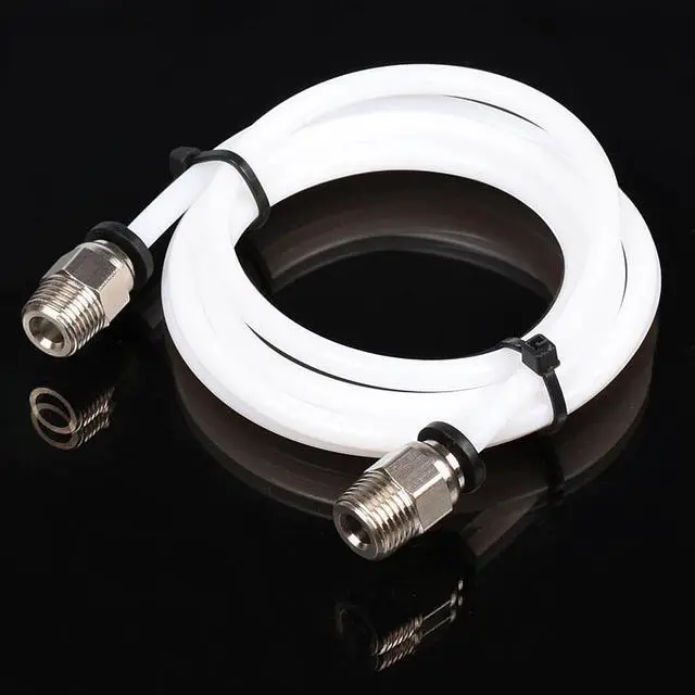 Alt view image 3 of 3 - 1M 3D Printer PTFE Tube with PC4-01 Fittings for Long-distance  RepR 3D Printer J-head Hotend for 1.75mm 3D Bowden Extruder