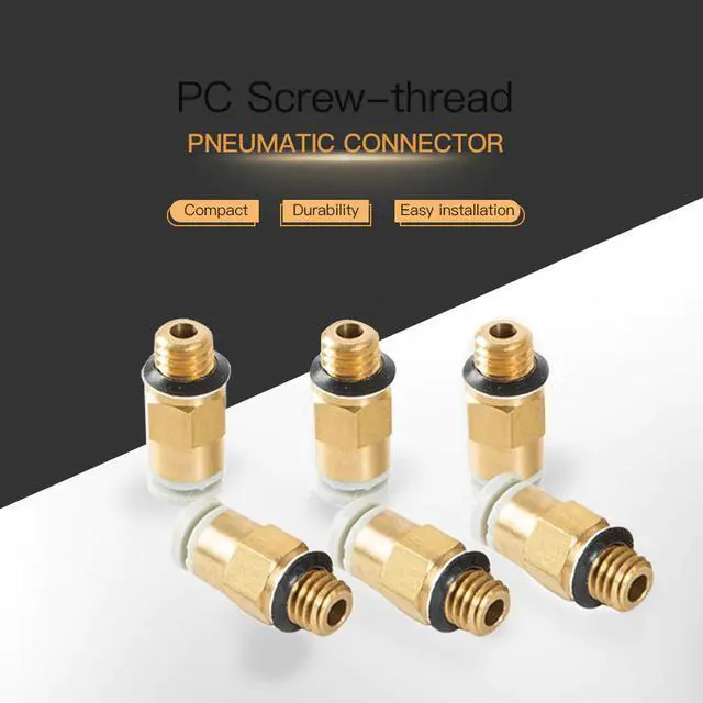 Alt view image 2 of 3 - CREALITY 3D Printer Parts Big/Small Pneumatic Connector For Ender-3 V2/Ender-3 Pro/Ender-5 Plus/Ender-6/Ender-3 Max Printer