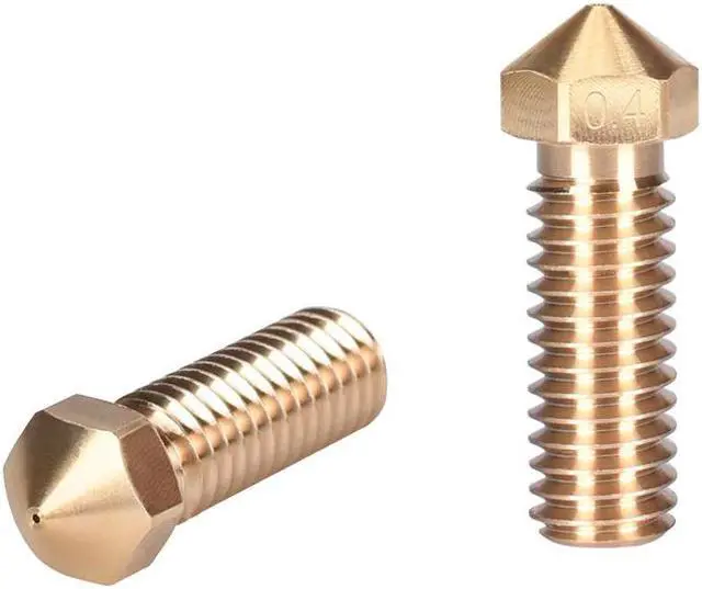Alt view image 3 of 3 - Brass Volcano Nozzle V6 upgrade kit 0.4mm 1.75mm 3D Printer Parts for Volcano Heater Block E3D hotend Extruder