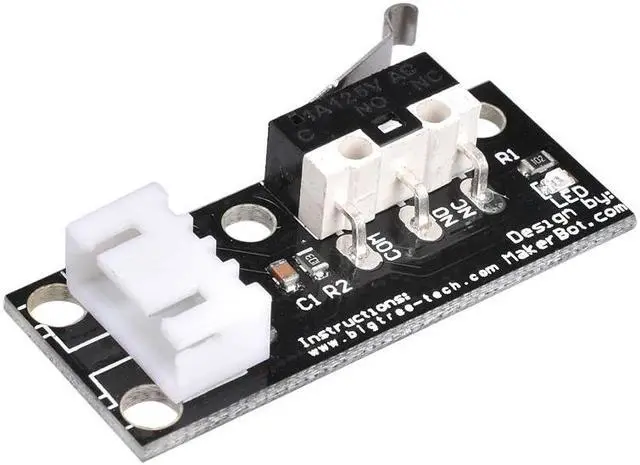 Alt view image 3 of 3 - 5pcs High wuality  Black Mechanical Endstop without the wheel For Reprap ramps 1.4 3D printer With independent packing