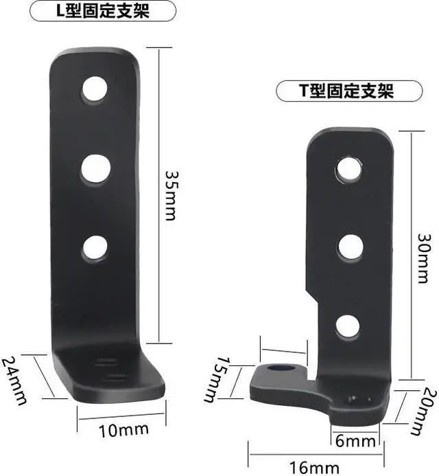 Alt view image 3 of 3 - CREALITY 3D Printer Accessories For Ender-3/CR-10/ Ender-5 Auto-leveling CR BL Touch Sensor Bracket Plate Automatic Leveling Sen