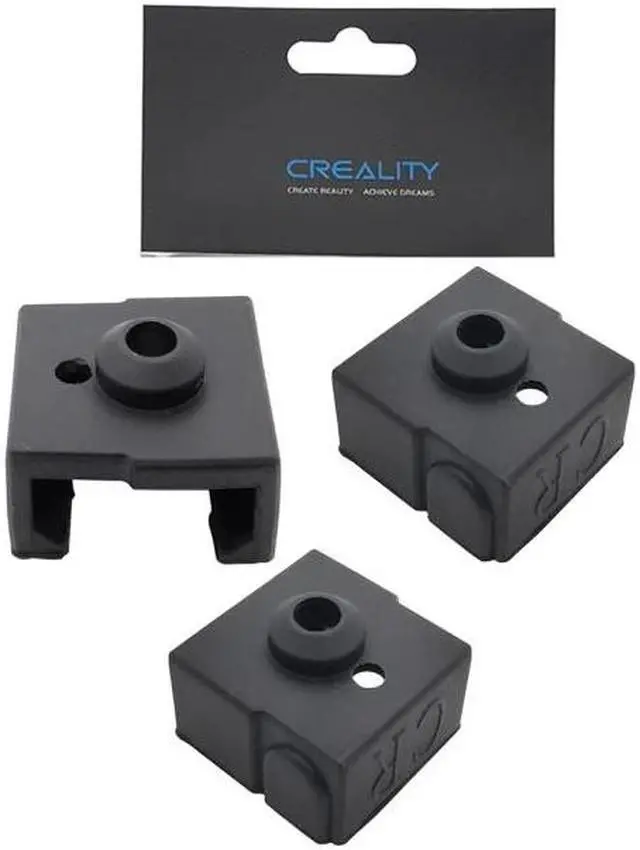 Main image of CREALITY 3D 3Pcs/Lot Heater Block Silicone Cover MK7/MK8/MK9 Hotend For CR-6 SE/CR-10/Ender-3/Ender-3 V2