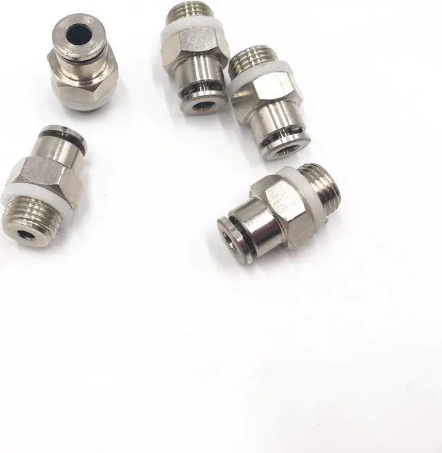 Main image of 5pcs 3D Printer  M10 Threaded Bowden extruder bowden tube TKC PC All Metal Fittings Feeding Tube Joint Connector  Quick Joint