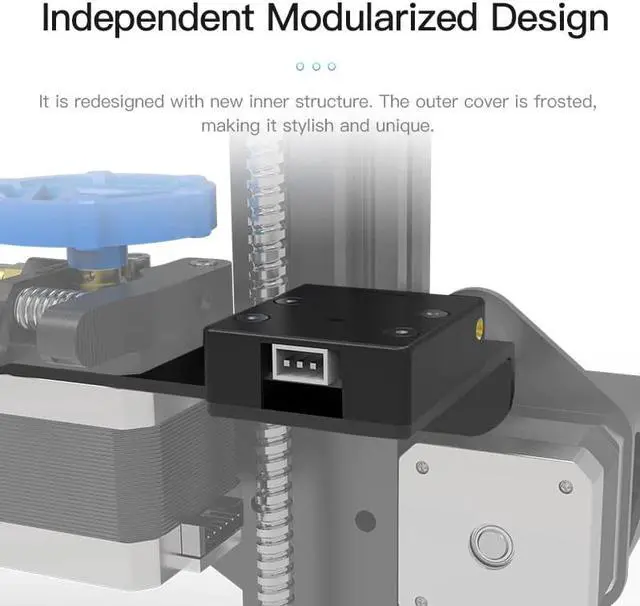 Alt view image 3 of 3 - CREALITY 3D Parts Factory Supply Black Filament Defect Sensor Module Kit For Ender-3 v2/CR-6 SE 3D Printer