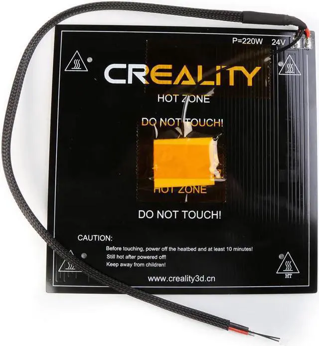 Main image of CREALITY 3D Printer Ender-3/Ender-3 V2/Ender-3 Pro/CR-20/CP-01/CR-20Pro Assembled Hotbed Bed Kit Size 235*235*3mm Parts