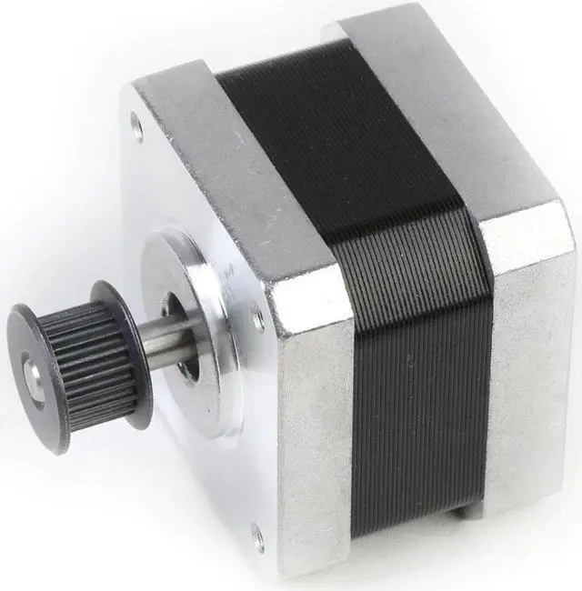 Alt view image 3 of 3 - CREALITY 3D Printer Parts 2Pcs/lot 42-40 Stepper Motor With 20 Tooth Synchronous Wheel For Ender-3/Ender-3 V2/Ender-3Pro