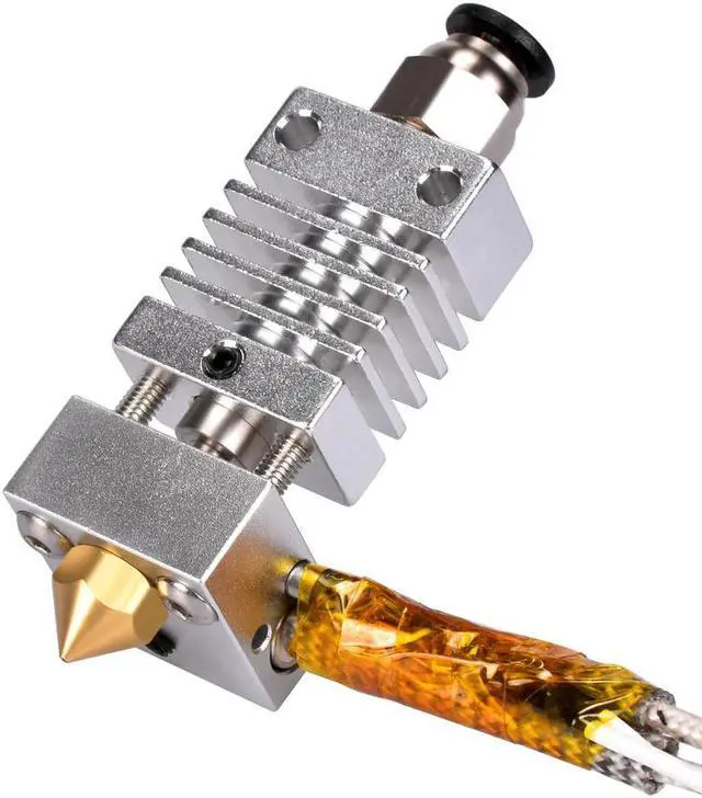 Alt view image 3 of 3 - CR10 Hotend Extruder Long distance V6 Extrusion Thermal Heat break Throat 1.75mm for CR10 3D Printer Reprap TC4 Titanium Alloy