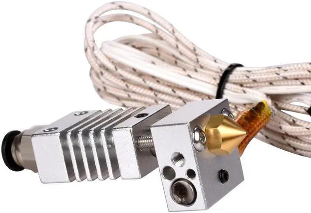 Alt view image 2 of 3 - CR10 Hotend Extruder Long distance V6 Extrusion Thermal Heat break Throat 1.75mm for CR10 3D Printer Reprap TC4 Titanium Alloy