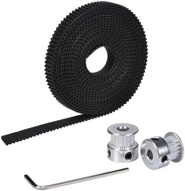 Alt view image 2 of 3 - 3D printer parts GT2 Belt reprap movement kit GT2 belt pulley gear 608ZZ bearing LM8UU 624ZZ bearing 3D printer part
