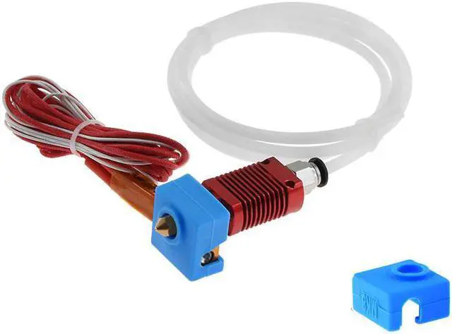 Main image of Funssor Creality CR-10/Ender hotend kit for Creality CR-10S 3D printer MK10 extrusion PTFE tube 0.4mm nozzle with silicone sock