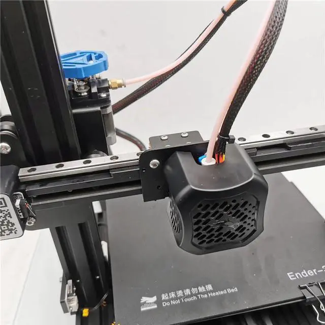 Alt view image 2 of 3 - Funssor 1set Creality Ender-3 V2 3D printer X axis MGN9H linear rail upgrade kit for Creality ender 3 v2 3D printer linear mod