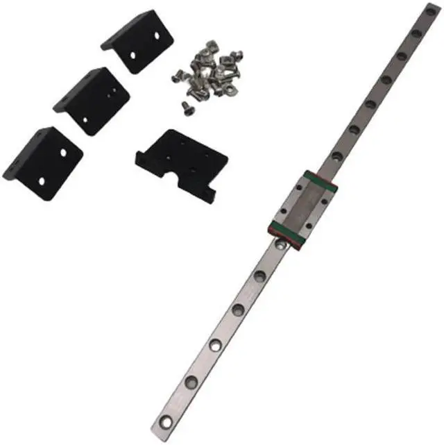 Alt view image 3 of 3 - Funssor 1set Creality Ender-3 V2 3D printer X axis MGN9H linear rail upgrade kit for Creality ender 3 v2 3D printer linear mod