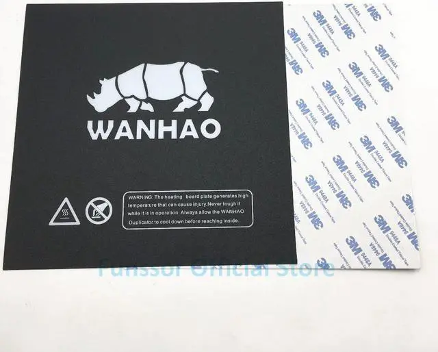 Main image of Funssor 5pcs* 200/214/220mm Wanhao Square Printing Build Surface heating build plate tape sticker surface Wanhao i3 3D Printer