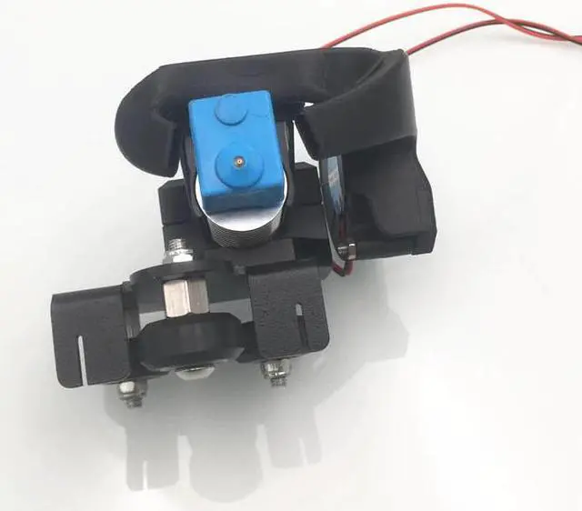 Alt view image 3 of 3 - funssor 0.4 Nozzle Tornado Creality Ender V6 bowden hotend extruder Kit   X axis carriage with wheels for CR-10/ender 3D Printer