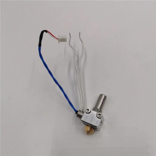 Alt view image 2 of 3 - Funssor Flashforge Creator Pro 2 3D printer Hotend kit 1.75mm thermocouple heater 0.4mm nozzle