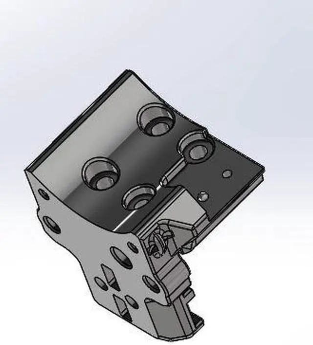 Alt view image 2 of 2 - Funssor V 0 3D printer upgrade metal  carriage for MGN9C