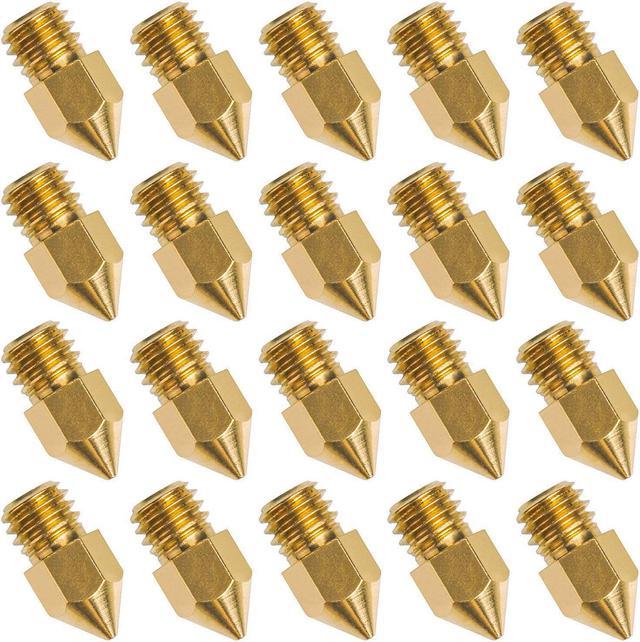 MK8 Brass Nozzle for 3D Printer 0.2mm, 0.3mm, 0.4mm, 0.5mm, 0.6mm