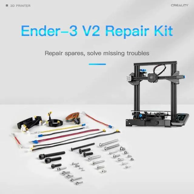 Main image of CREALITY 3D Ender-3 V2 3D Ptinter Repair Kit Complete Maintenance Equipment