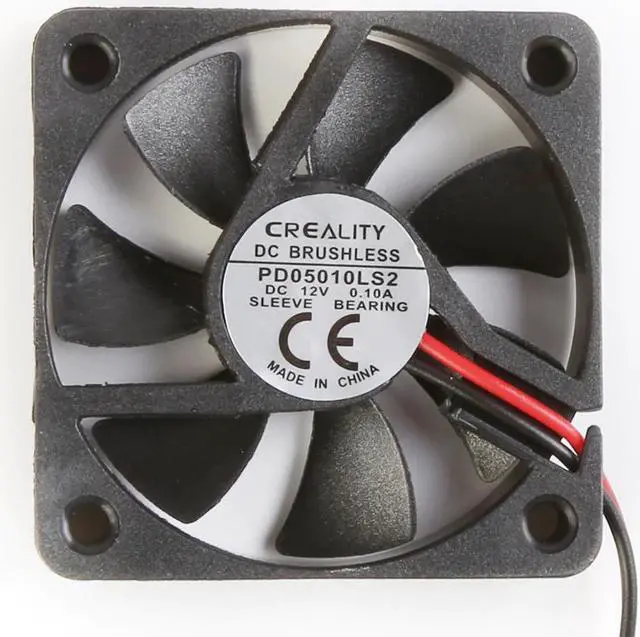 Main image of CREALITY 3D Printer Parts 5010 DC 12V 0.1A Brushless Mainboard Cooling Fan 50mmx50mmx10mm For CR-10S/CR-10 S4/CR-10 S5 Printer