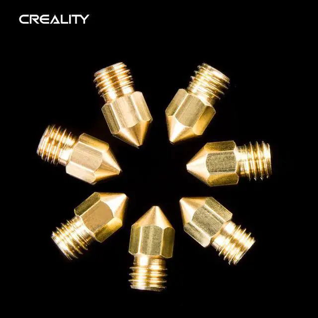 Alt view image 3 of 3 - CREALITY 3D Printer Parts 5PCS D8 Brass Nozzle 0.4MM Extruder Print Head For CR-5060/CR-5080/CR-3040S 3D Printer