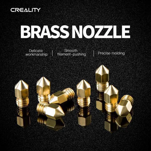 Alt view image 2 of 3 - CREALITY 3D Printer Parts 5PCS D8 Brass Nozzle 0.4MM Extruder Print Head For CR-5060/CR-5080/CR-3040S 3D Printer