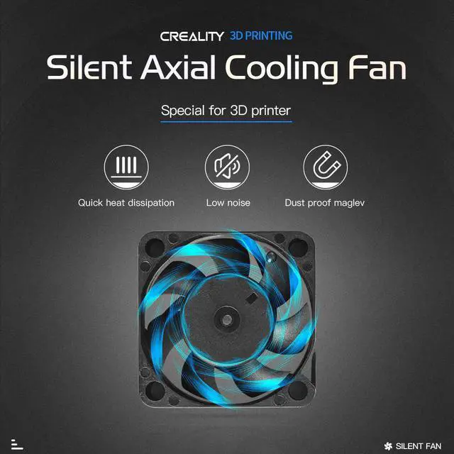 Main image of CREALITY 3D Printer Ender-3 V2 Ender-3 Pro Parts 2Pcs 4010 DC 24V 0.1A Silent Brushless Axial Cooling Fan 40mmx40mmx10mm