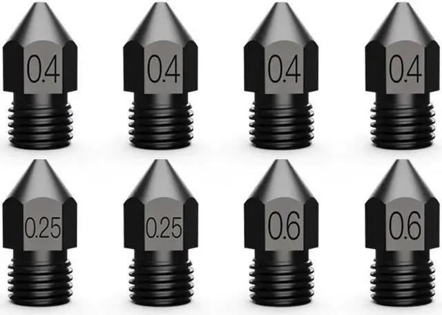 Main image of CREALITY 3D Printer Parts Supply Hardened Steel High-end Nozzles 8 PCS/Set