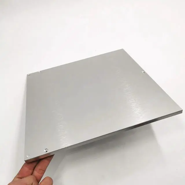 Alt view image 2 of 6 - Funssor V1.8 3D printer DIY MIC6 aluminum build plate 8mm thickness anodized 300x300mm
