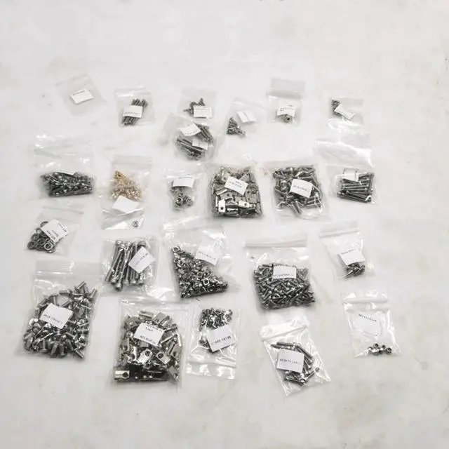 Main image of Funssor 1set  Trident 3D Printer DIY Project stainless steel Fasteners Screws Nuts Full Kit for  Trident 3D Printer