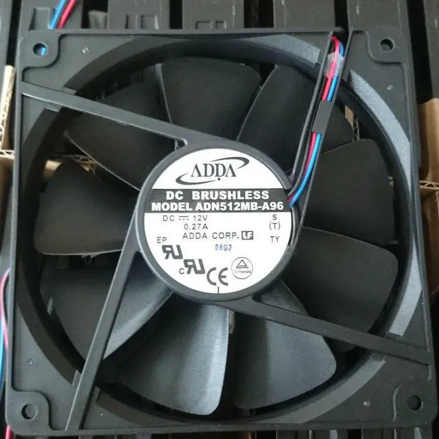 Main image of 135mm fan ADDA 13525 adn512mb-a96 135 * 135 * 25MM 12V 0.27A double ball cooling fan