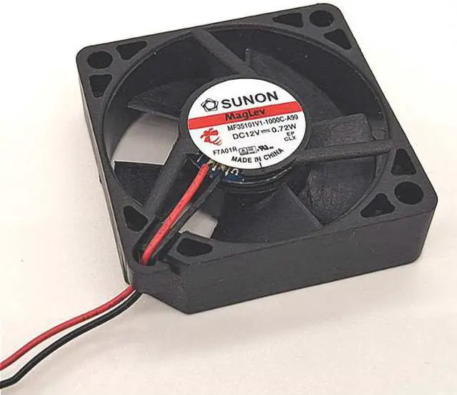 Alt view image 4 of 4 - 2pcs MF35101V1-10000-A99 MF35101V1-1000C-A99 35mm DC  12V 0.72W 35X10mm for SUNON