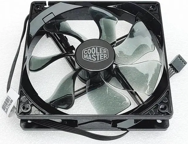 Alt view image 4 of 4 - A12025-16RB-4BP-F1 DF1202512RFHN T400 Blizzard Fan 12025 12cm 4-Wire Speed Regulation Red Mute