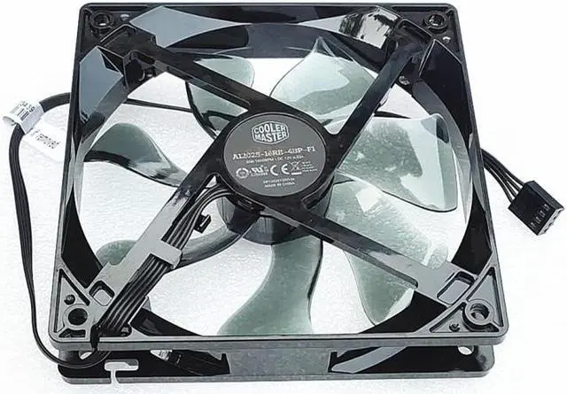 Alt view image 2 of 4 - A12025-16RB-4BP-F1 DF1202512RFHN T400 Blizzard Fan 12025 12cm 4-Wire Speed Regulation Red Mute