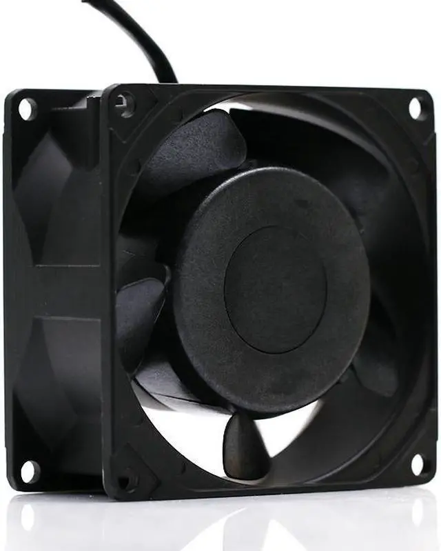 Alt view image 4 of 4 - NMB-MAT 80mm 8cm AC Fan 3115PS-23W-B30 8038 230V High Temperature Resistant Aluminum Frame Cabinets Cooling Fan